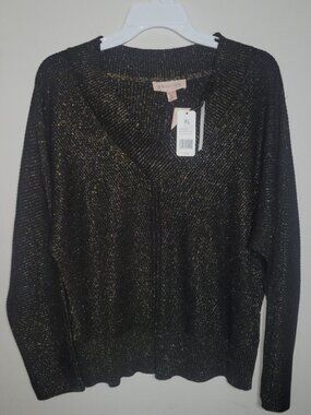 Philosophy - Black and Gold VNeck Sweater XL